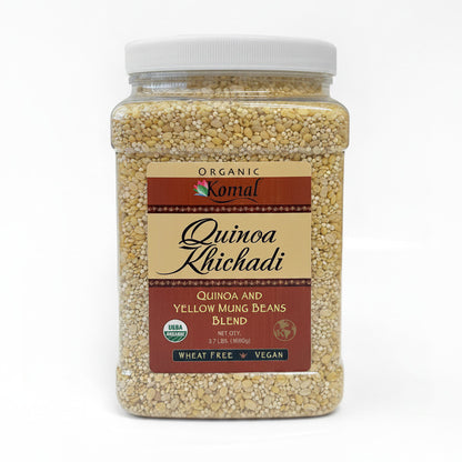 Jar of Organic Kunal Quinoa Khichadi on a white background