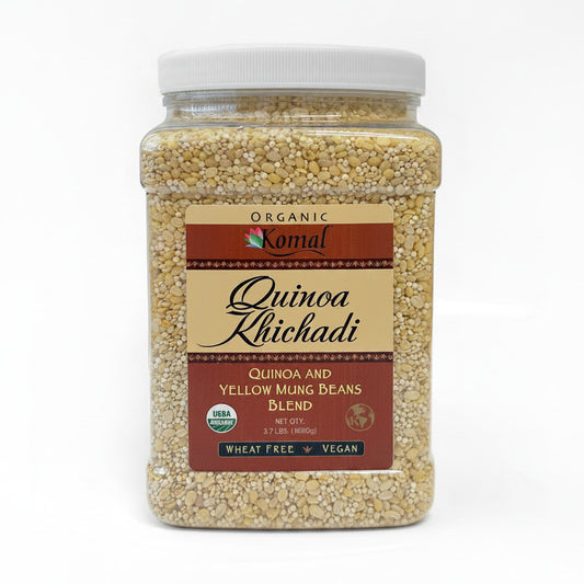 Jar of Organic Kunal Quinoa Khichadi on a white background