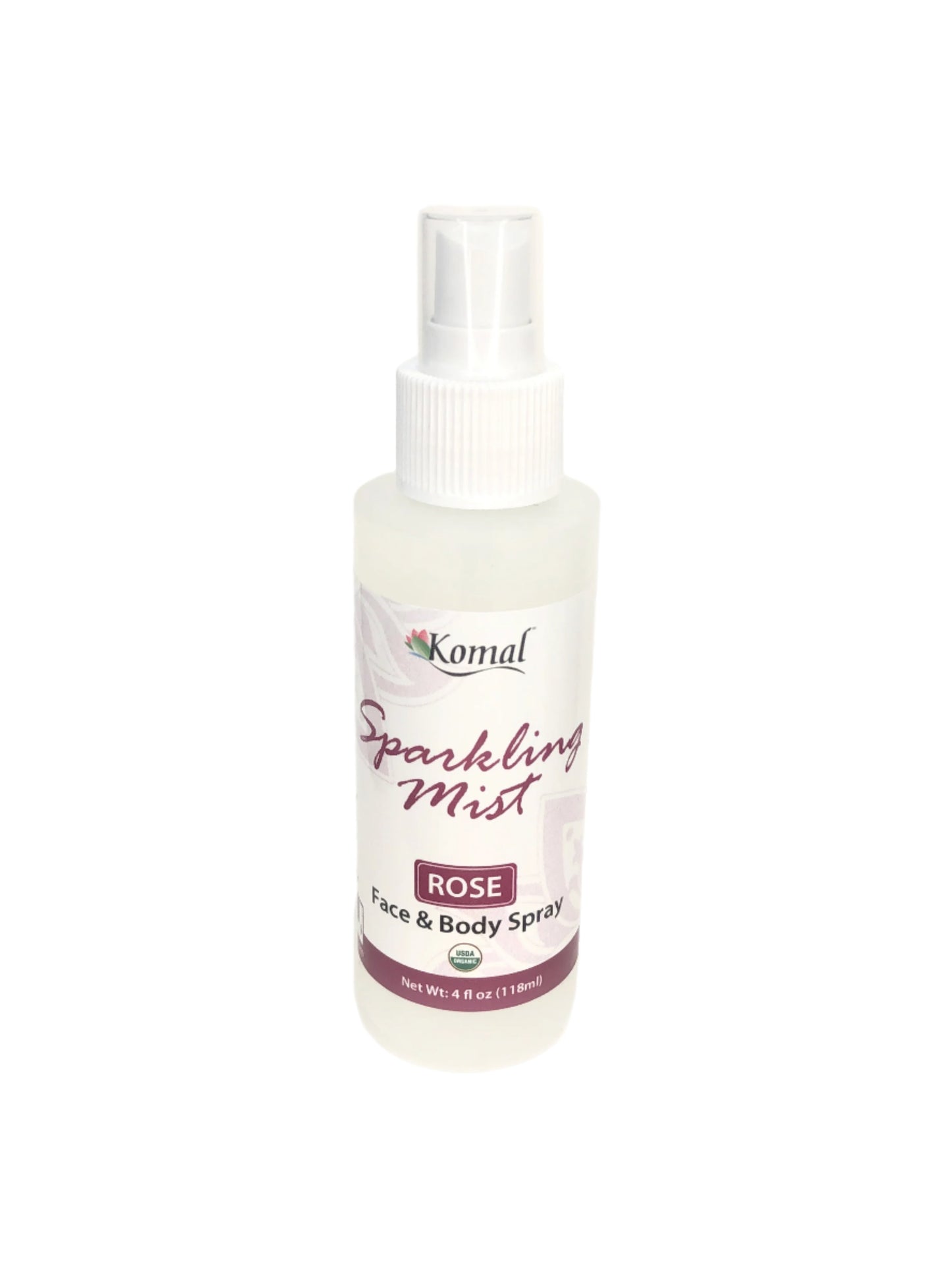 Sparkling Mist, Rose Face & Body Spray 4 fl oz (118ml)