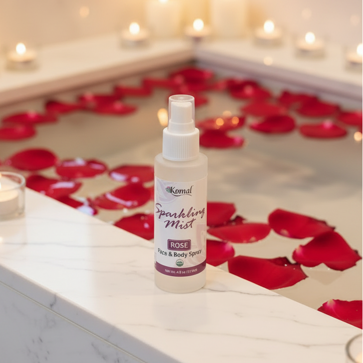 Sparkling Mist, Rose Face & Body Spray 4 fl oz (118ml)