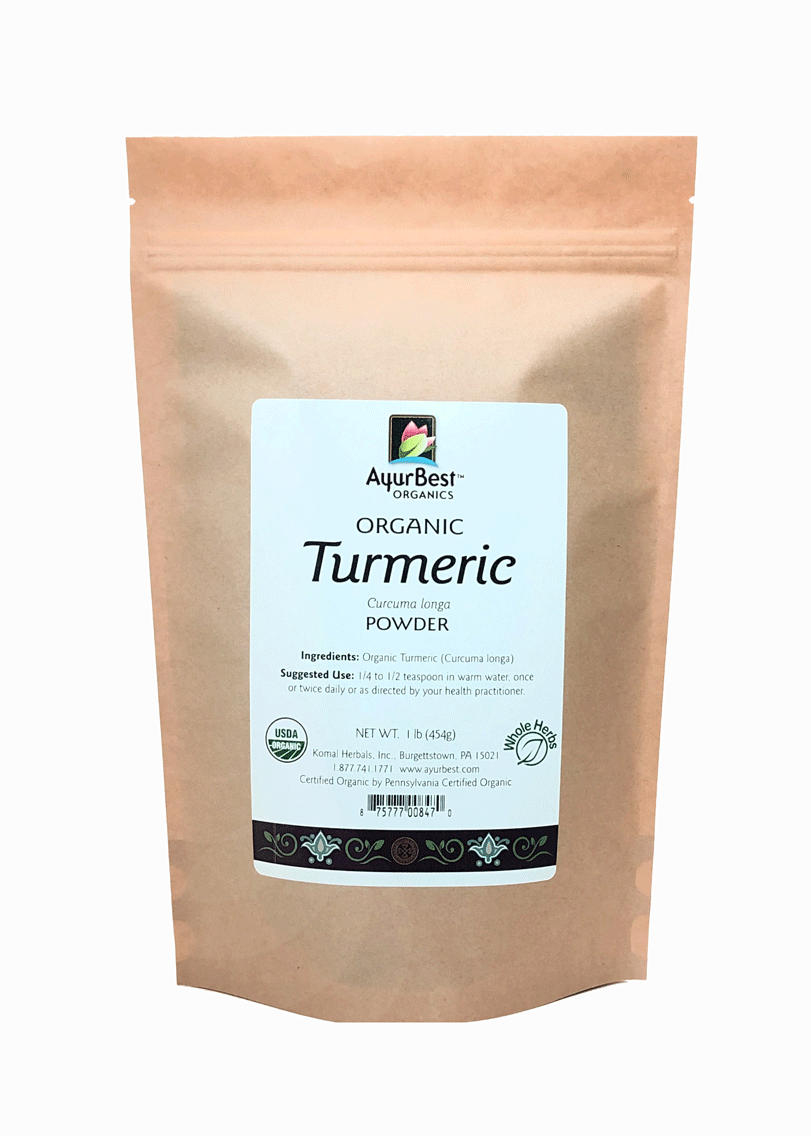 Buy Organic Turmeric Powder 1lb bag.