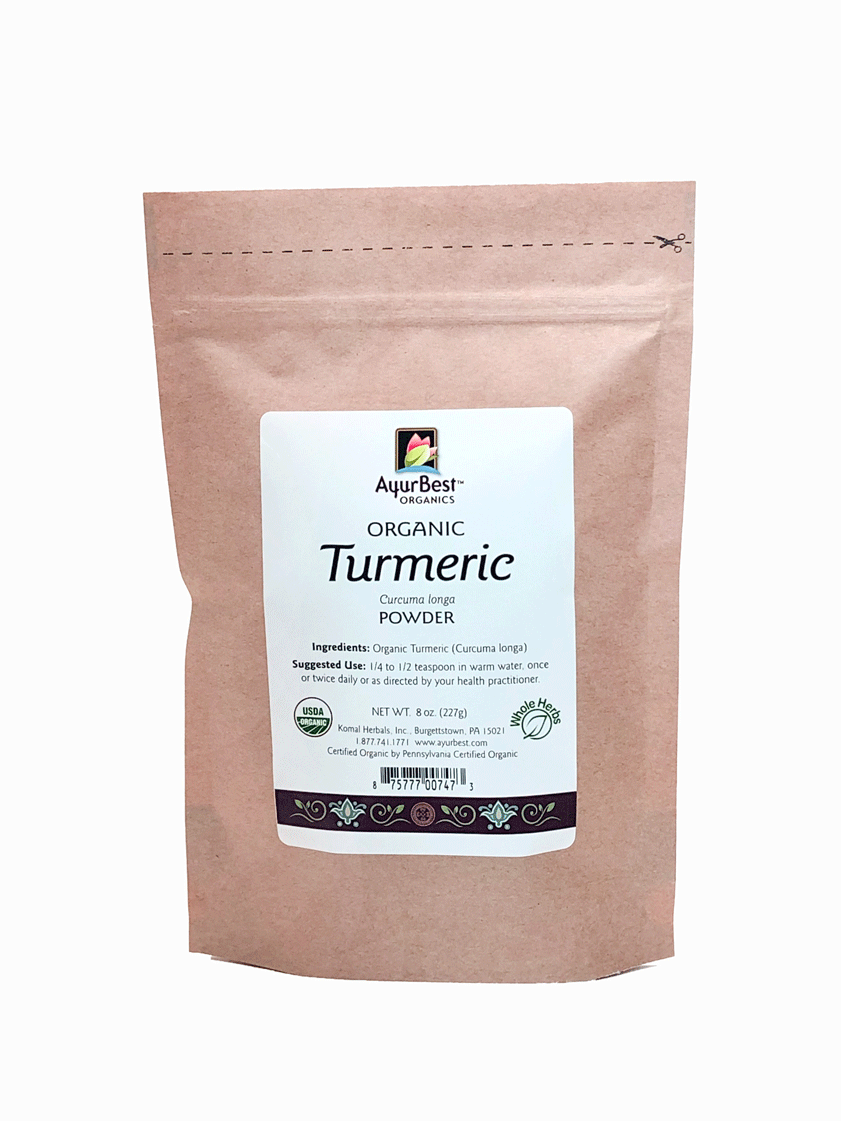 Buy Organic Turmeric Powder 8oz bag.