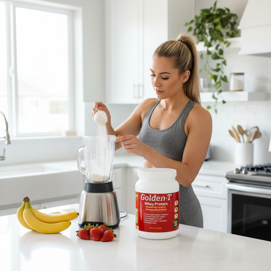 Golden-T Whey Protein, Vanilla - 1.76 lbs (800g)