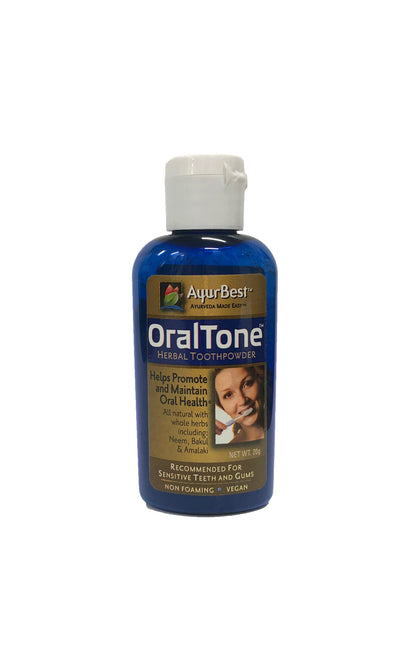 Oral Tone, Ayurvedic Dental Powder is the most effective oral hygeine nature has to offer.
