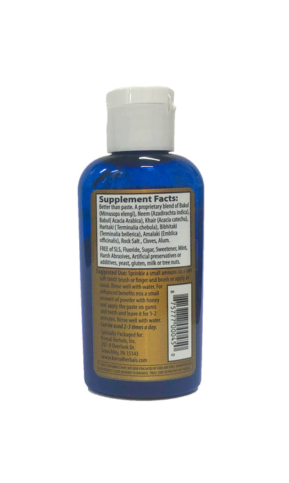Oral Tone proprietary blend of herbs helps to provide you with a healthy, natural smile.