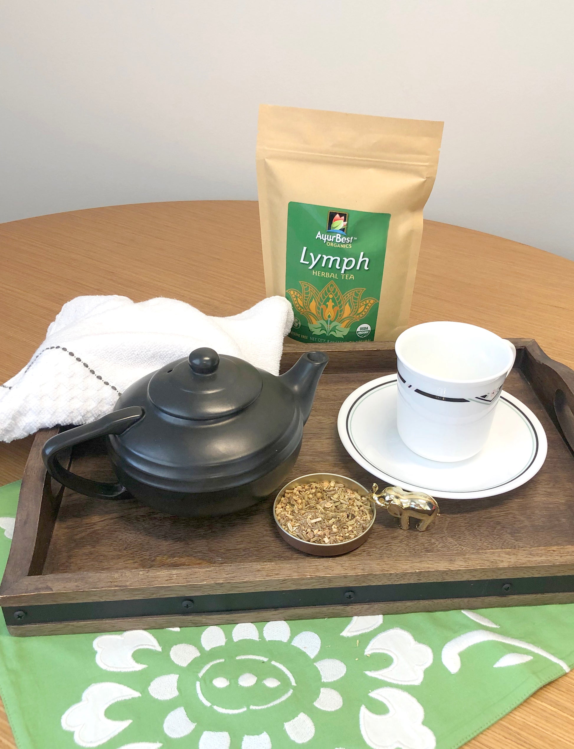 Enjoy Organic Lymph Herbal tea today!