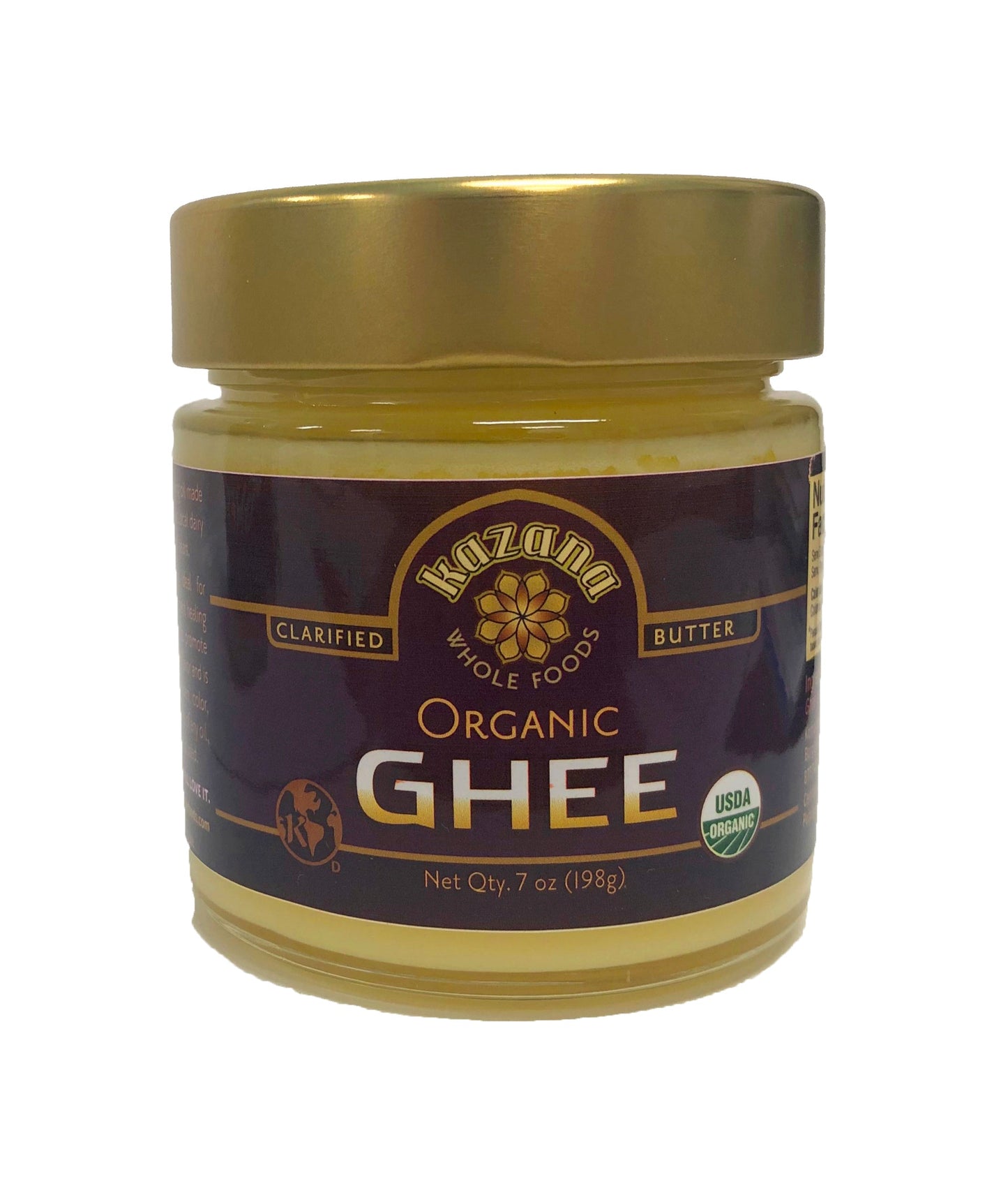 Wholesale Ghee, Organic 7oz(198g) Jar