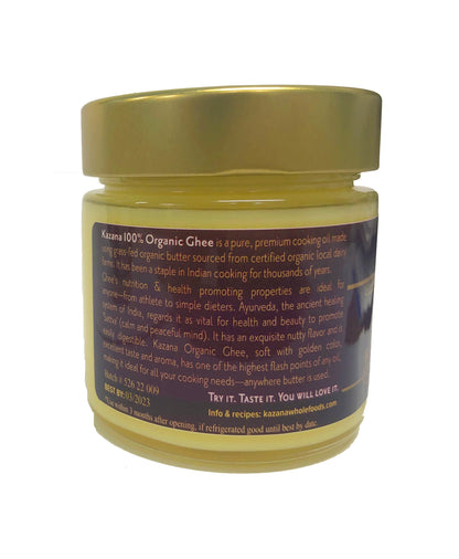 Wholesale - Ghee, Organic 7oz (198g) Jar