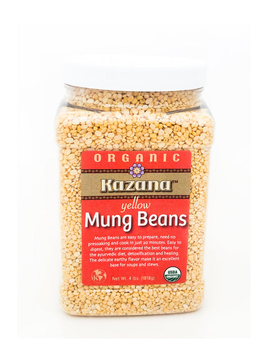 Wholesale Mung Beans - Yellow, Organic  4lb (1818g)