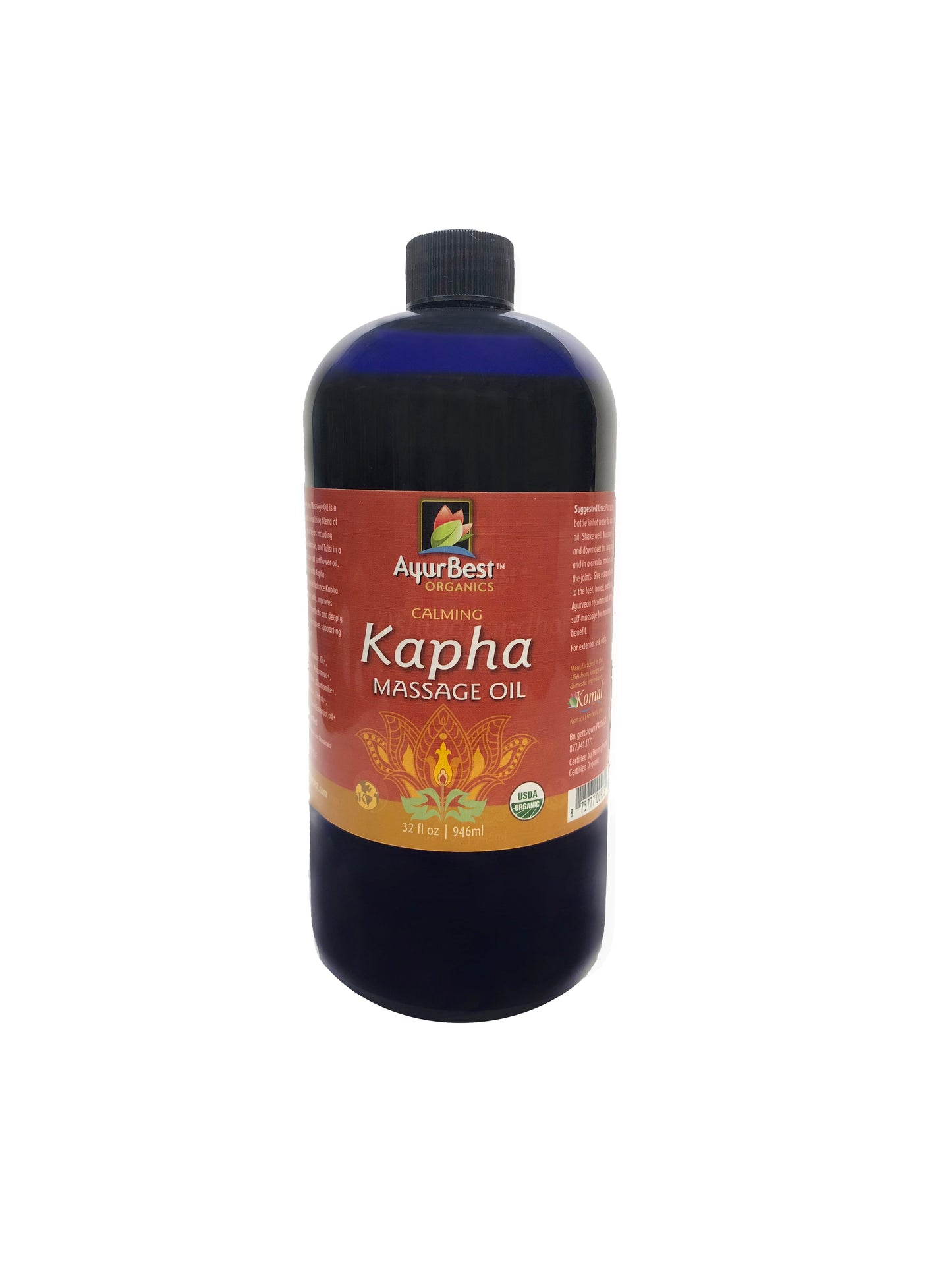 Wholesale Oils - Kapha Massage Oil, Organic