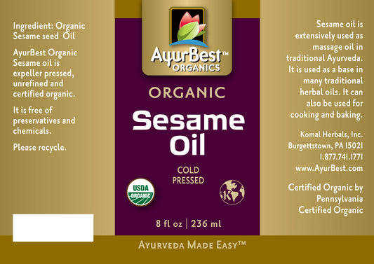 Organic Sesame Oil
