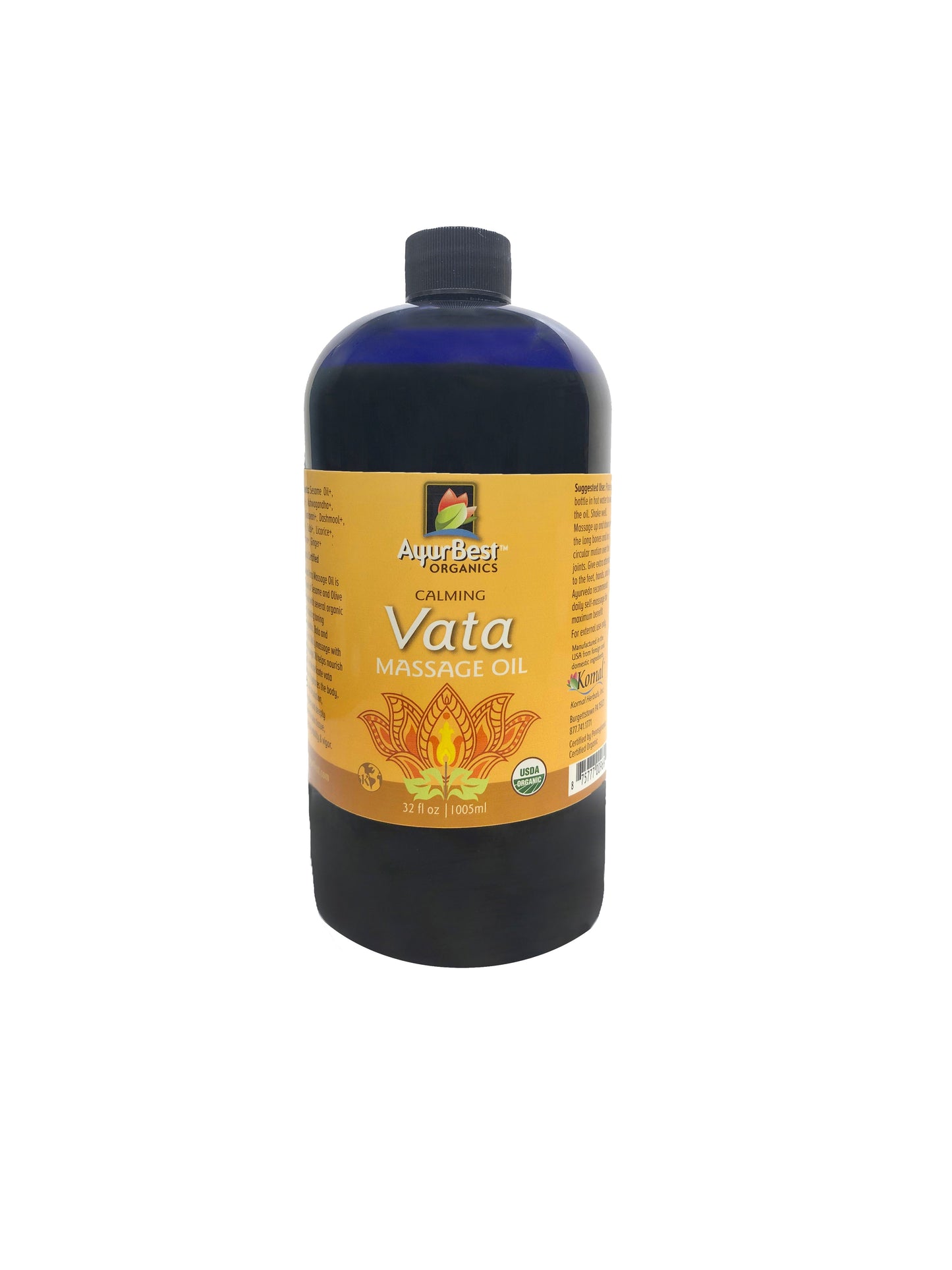 Wholesale Oils - Vata Massage Oil, Organic