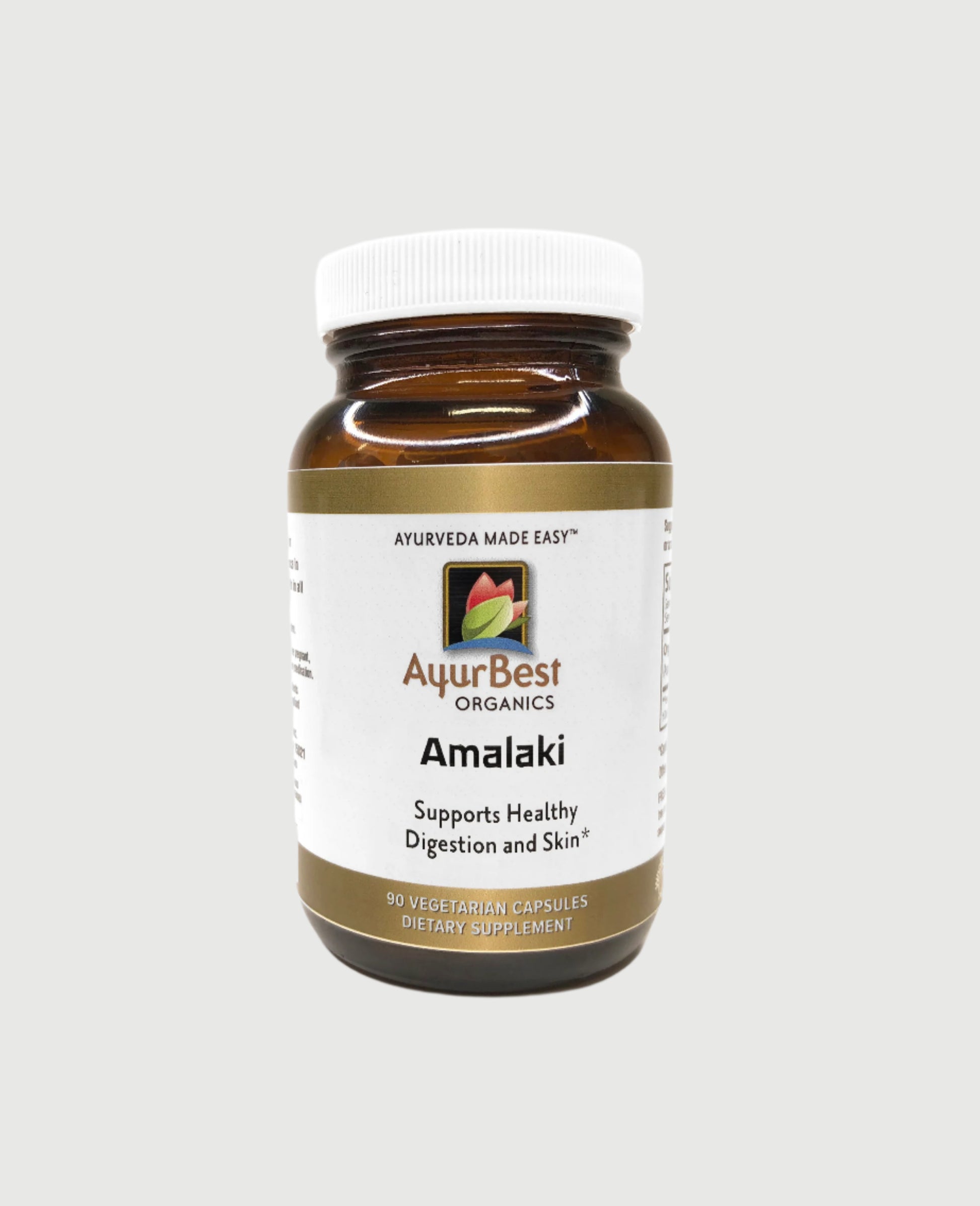 Bottle of Amalaki Supports Healthy Digestion and skin 