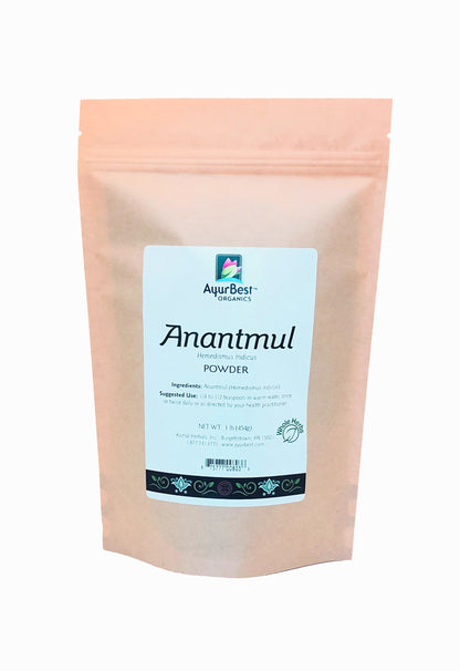Anantmul Powder, Organic.