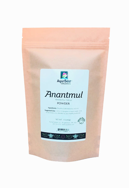 Wholesale Spices & Herbs - Anantmul Powder, Organic 1lb (454g) Bag