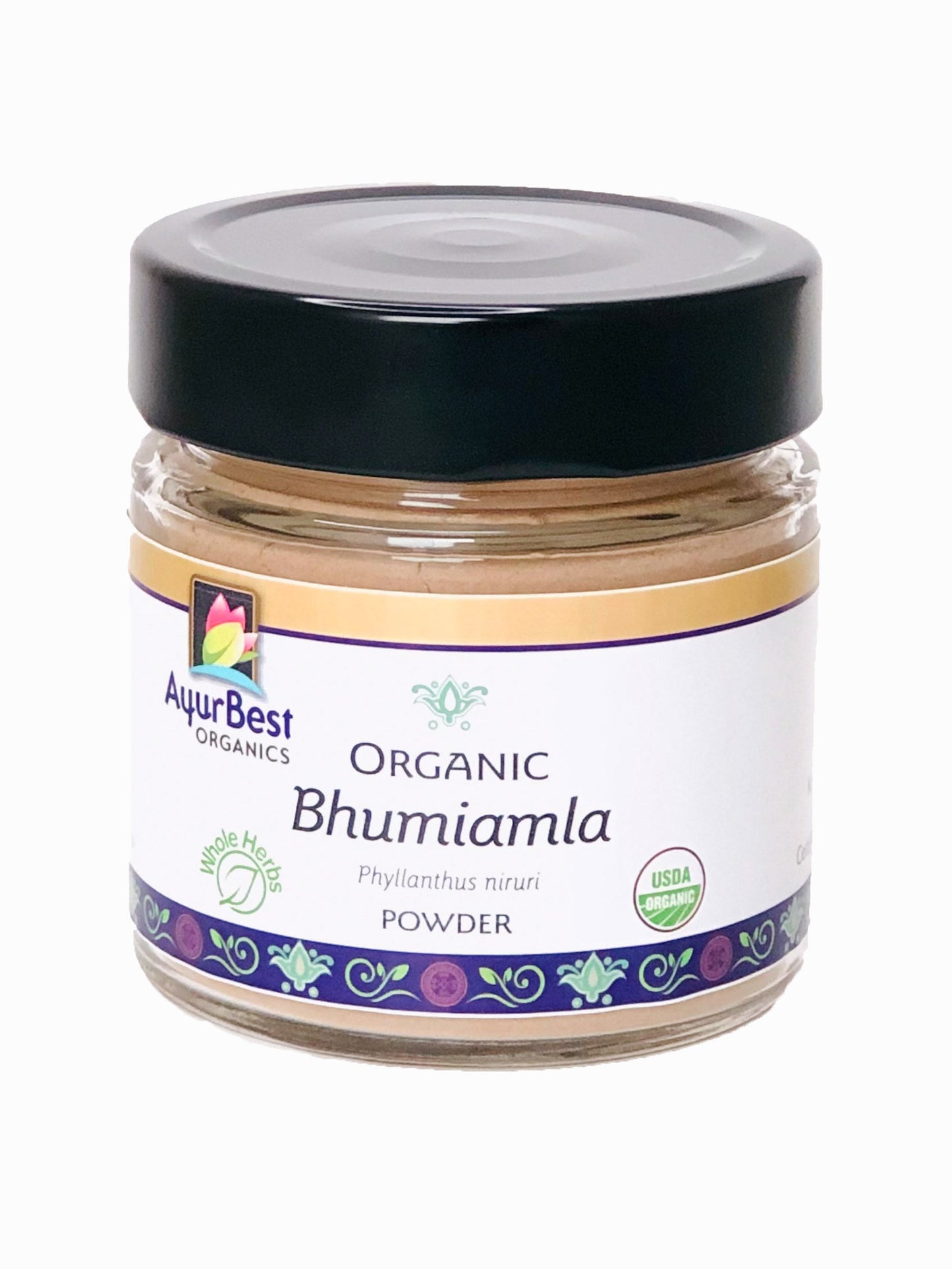 Wholesale Spices & Herbs - Bhumiamla Powder, Organic 2.9oz (82.2g) Jar