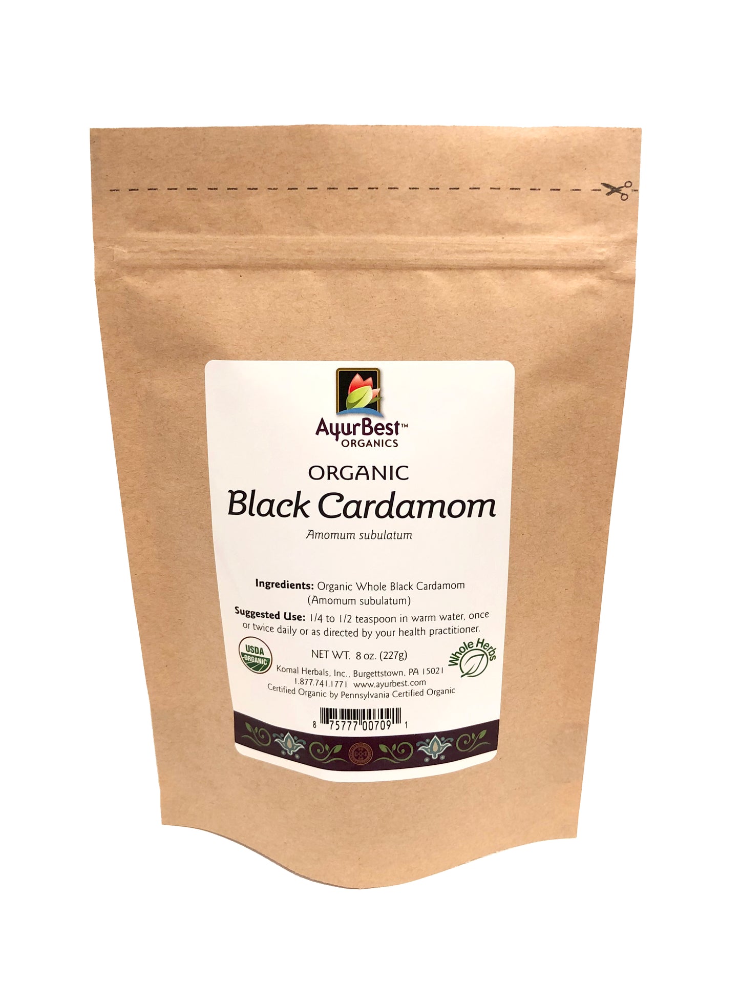 Organic Black Cardamom Whole