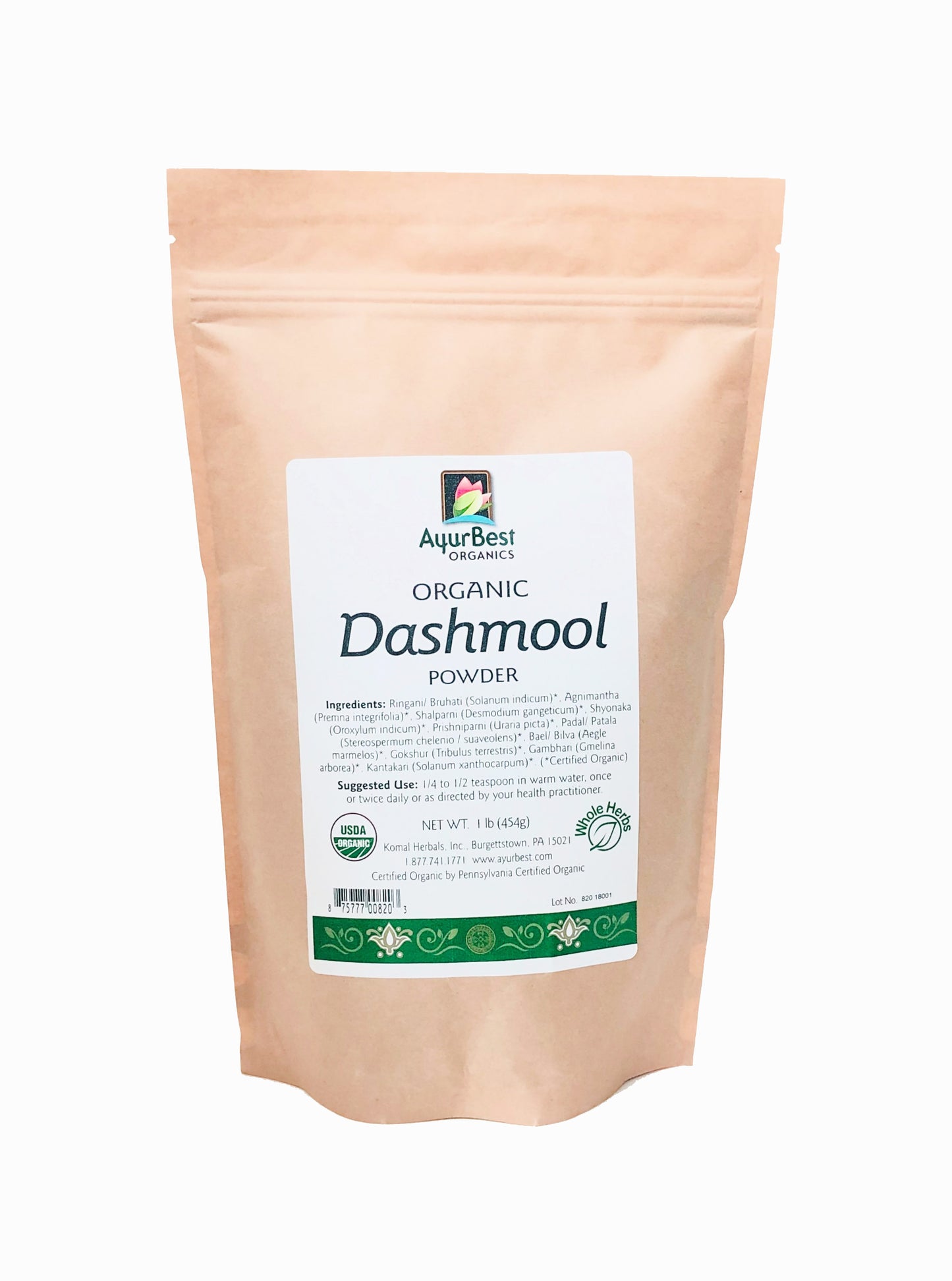 Organic Dashmool Powder