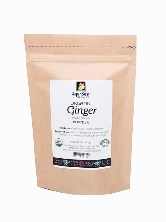 Wholesale Spices & Herbs - Ginger Powder, Organic 8oz(227g) Bag