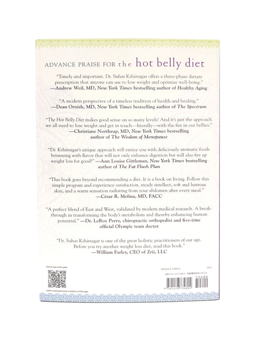 The Hot Belly Diet (Hard Cover) - Author: Dr Suhas G. Kshirsagar