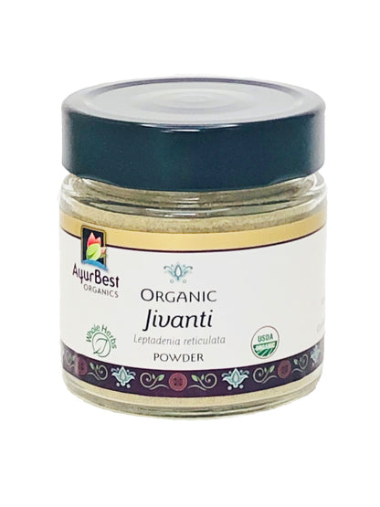 Wholesale Spices & Herbs - Jivanti Powder, Organic 3oz(87.2g) Jar