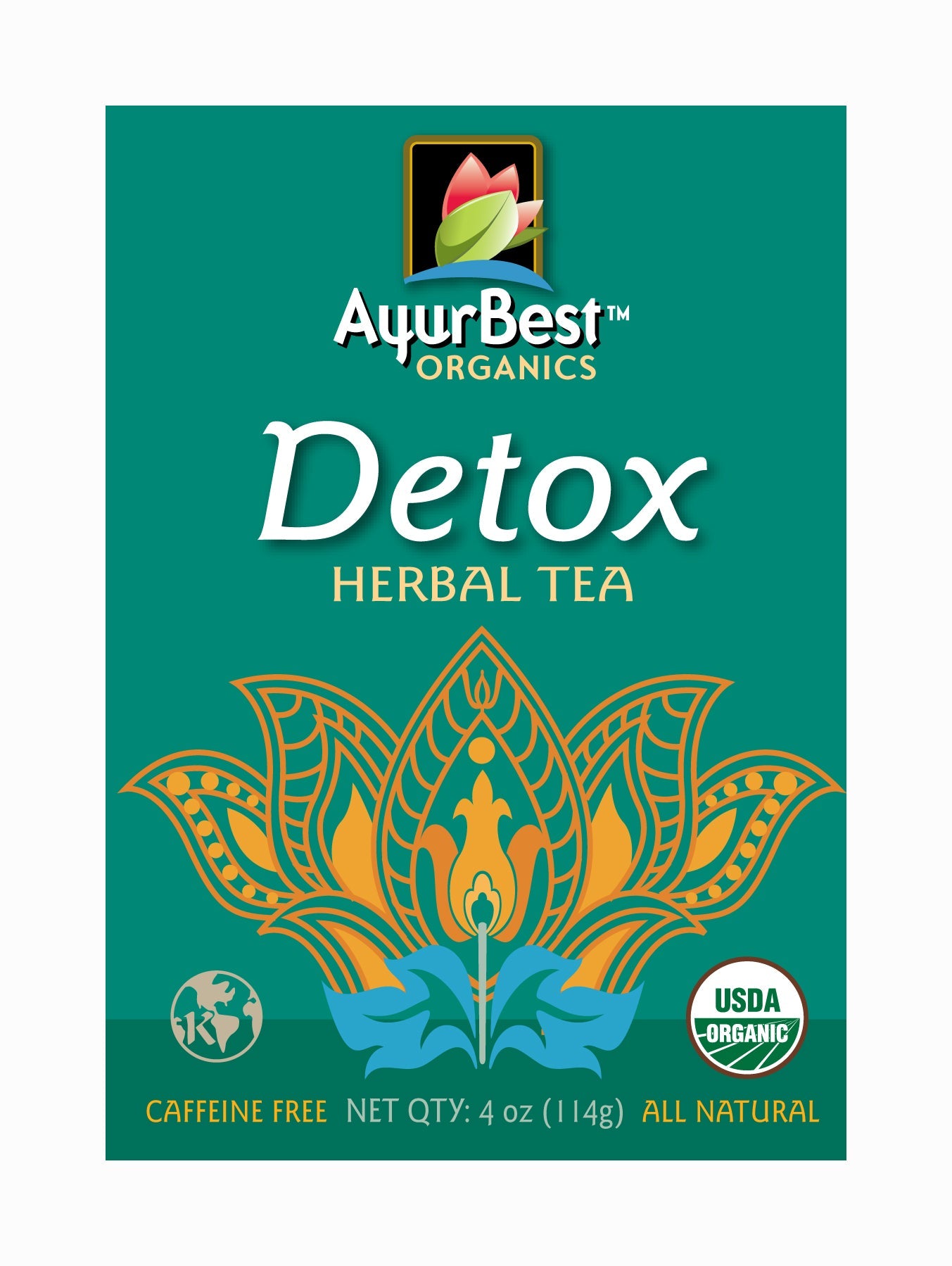 Wholesale Herbal Teas - Detox Herbal Tea, Organic 4oz (114g)