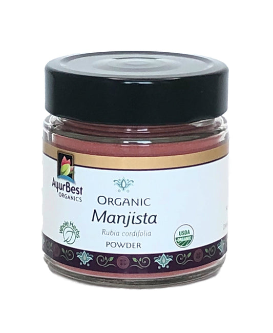 Wholesale Spices & Herbs - Manjista Powder, Organic 2.4oz (70g) Jar
