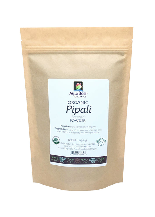 Wholesale Spices & Herbs - Pipali Powder, Organic 1lb (454g) Bag
