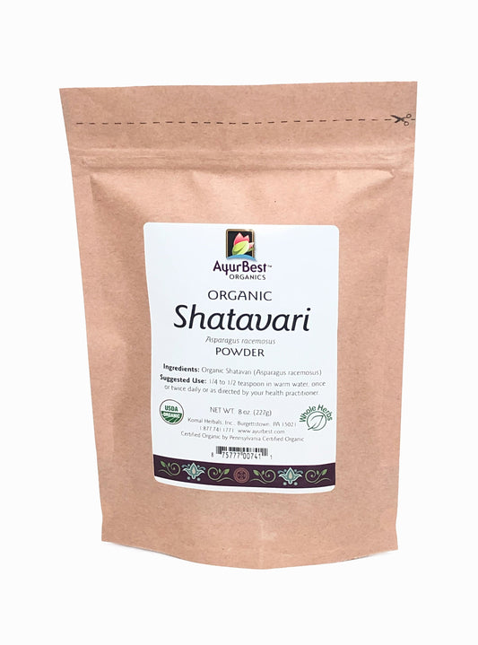 Wholesale Spices & Herbs - Shatavari Powder, Organic 8oz (227g) Bag