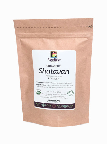 Wholesale Spices & Herbs - Shatavari Powder, Organic 8oz (227g) Bag