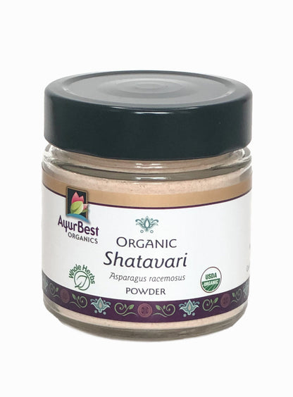 Wholesale Spices & Herbs - Shatavari Powder, Organic 3.7oz (106.8g) Jar