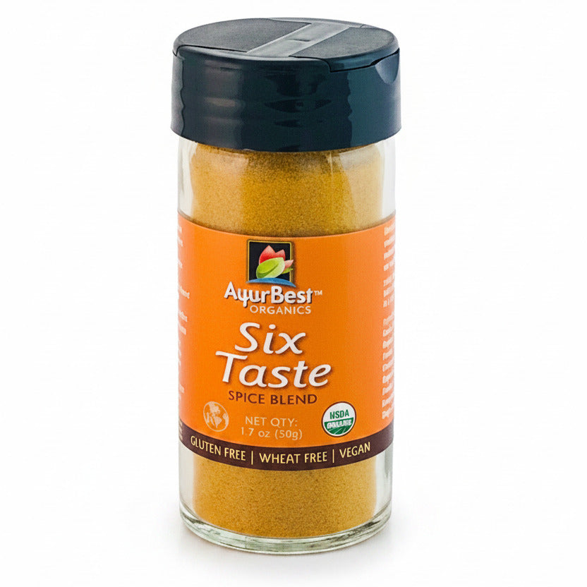 Organic Six Taste Spice, enjoy the benefits of the balancing blend of spices.