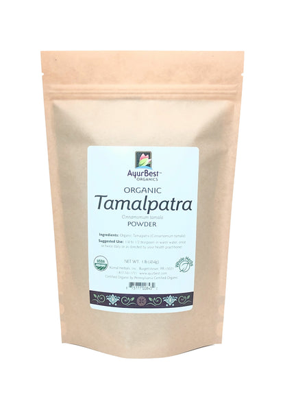 Wholesale Spices & Herbs - Tamalpatra (Indian Bay Leaf) Powder, Organic 1 lb (454g) Bag