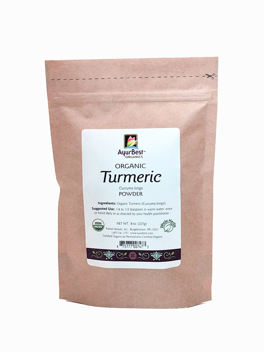 Wholesale Spices & Herbs - Turmeric Powder, Organic 8 oz (227g) Bag
