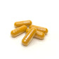Golden Yellow capsules of Organic Turmeric and Black pepper